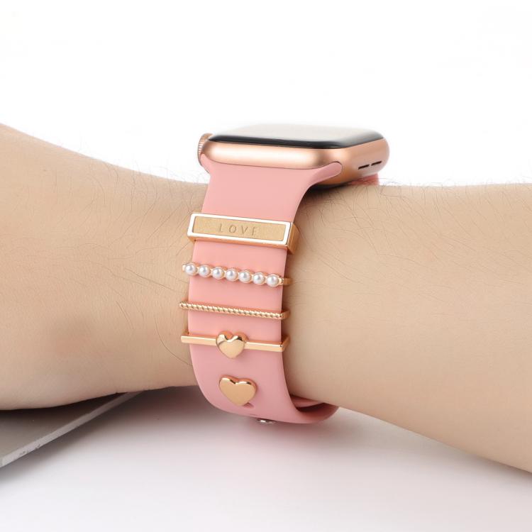 Smart Watch Band Decorative Ring Metal Accessories