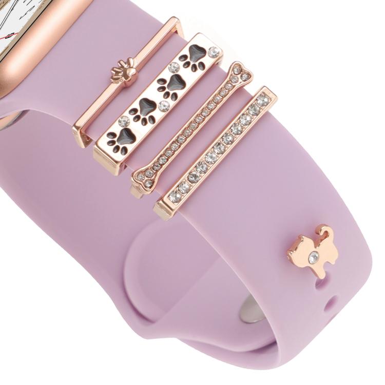 Smart Watch Band Decorative Ring Metal Accessories