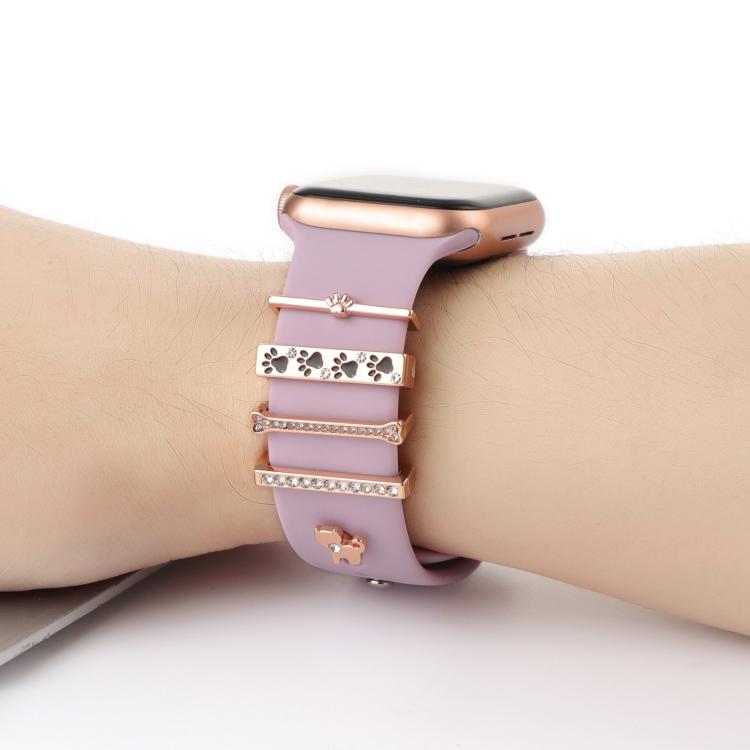 Smart Watch Band Decorative Ring Metal Accessories
