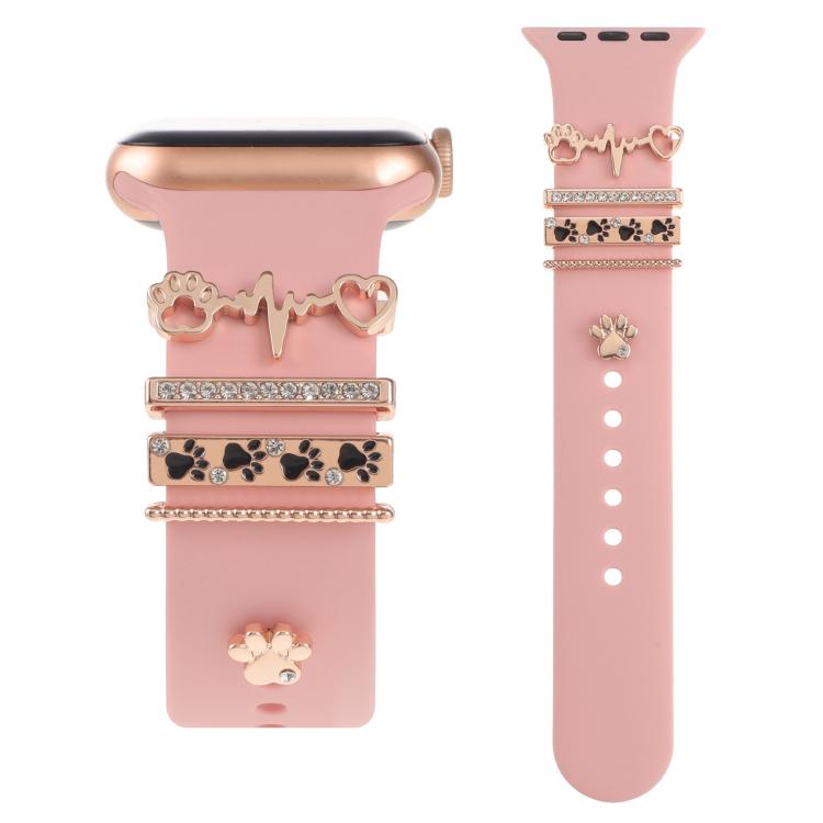 Smart Watch Band Decorative Ring Metal Accessories