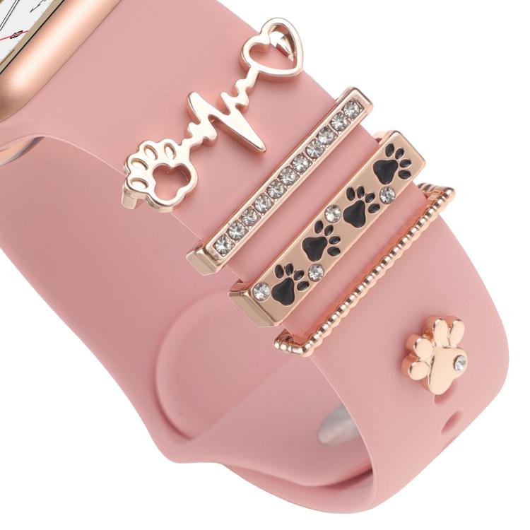 Smart Watch Band Decorative Ring Metal Accessories