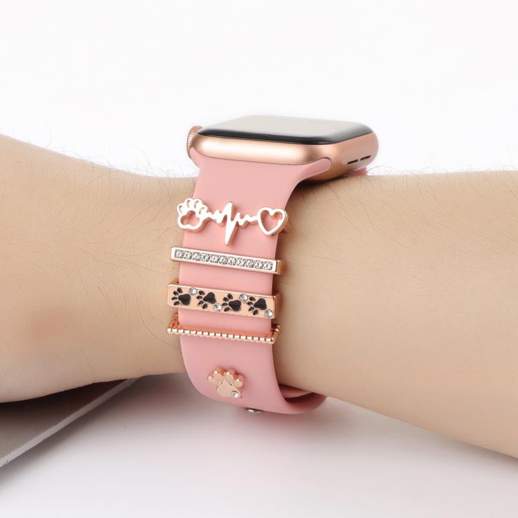 Smart Watch Band Decorative Ring Metal Accessories