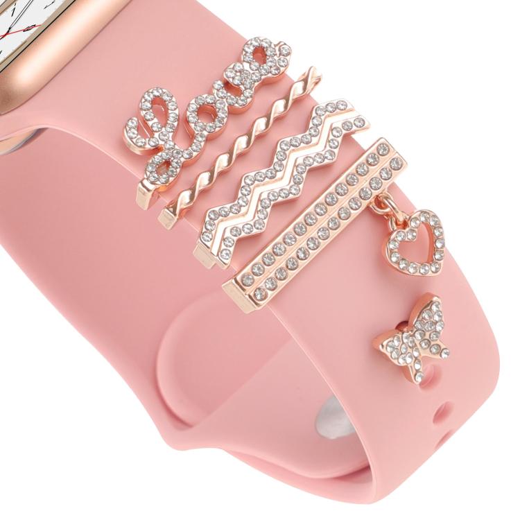 Smart Watch Band Decorative Ring Metal Accessories