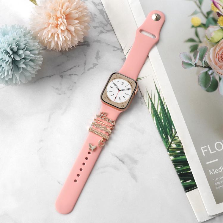 Smart Watch Band Decorative Ring Metal Accessories