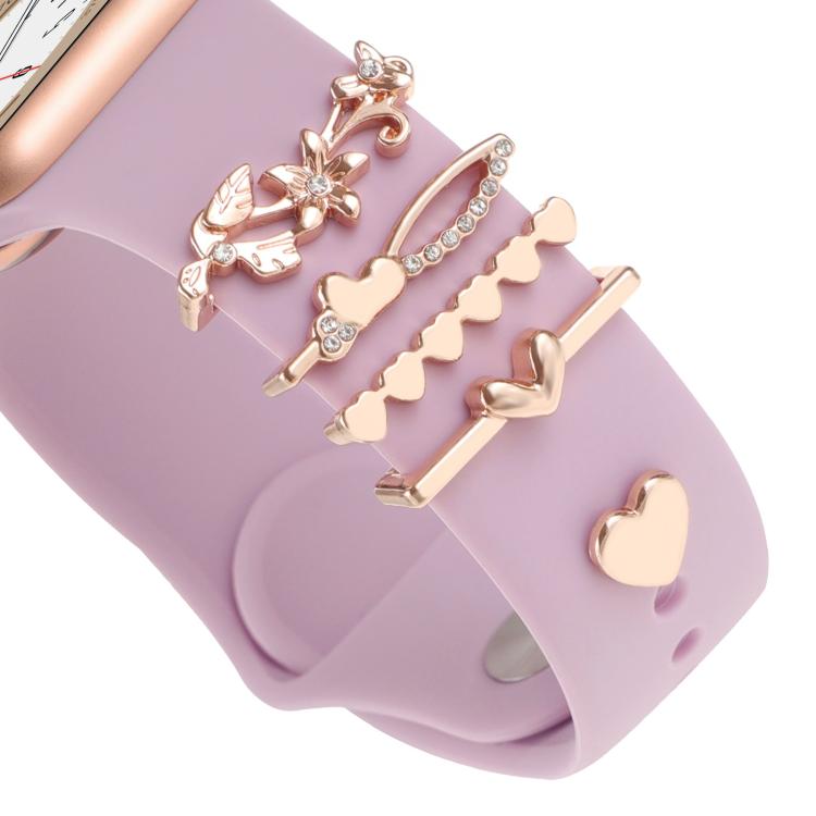 Smart Watch Band Decorative Ring Metal Accessories