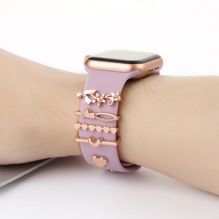 Smart Watch Band Decorative Ring Metal Accessories