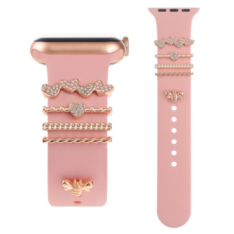 Smart Watch Band Decorative Ring Metal Accessories