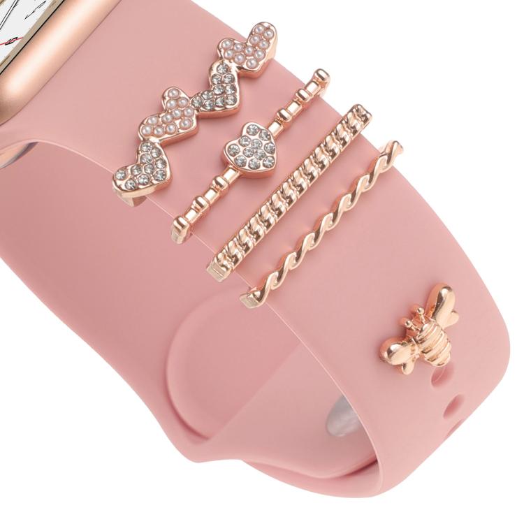 Smart Watch Band Decorative Ring Metal Accessories