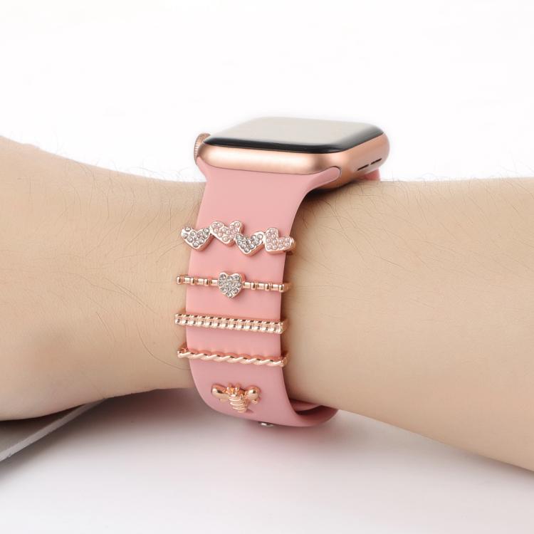 Smart Watch Band Decorative Ring Metal Accessories