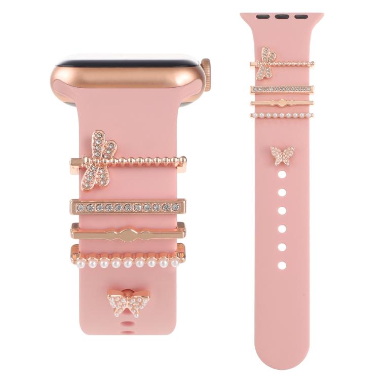 Smart Watch Band Decorative Ring Metal Accessories