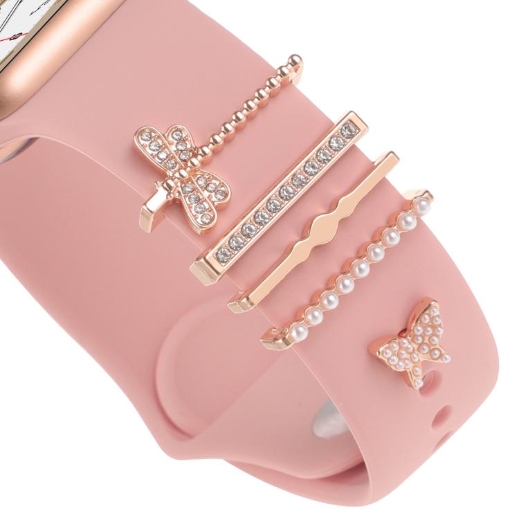 Smart Watch Band Decorative Ring Metal Accessories