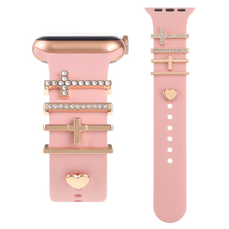 Smart Watch Band Decorative Ring Metal Accessories