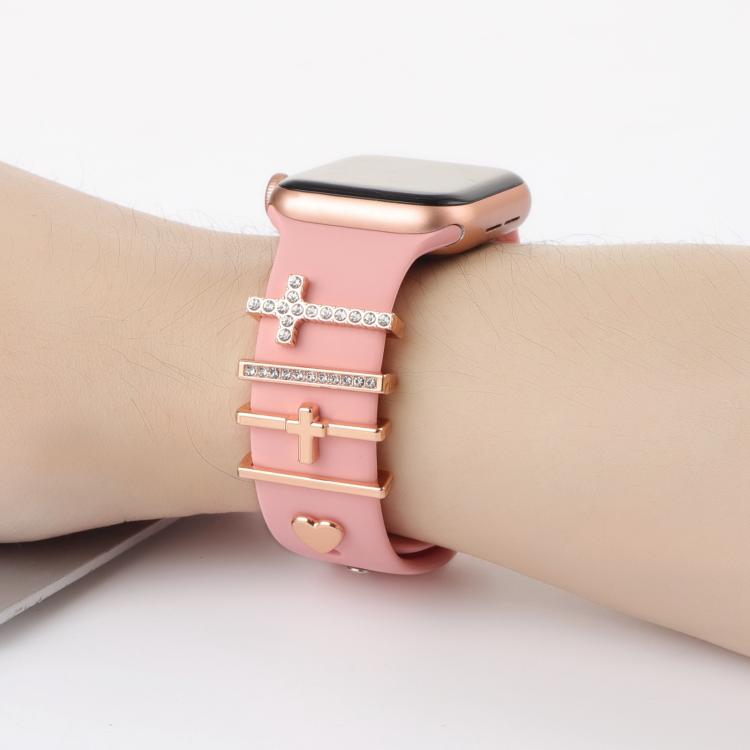 Smart Watch Band Decorative Ring Metal Accessories