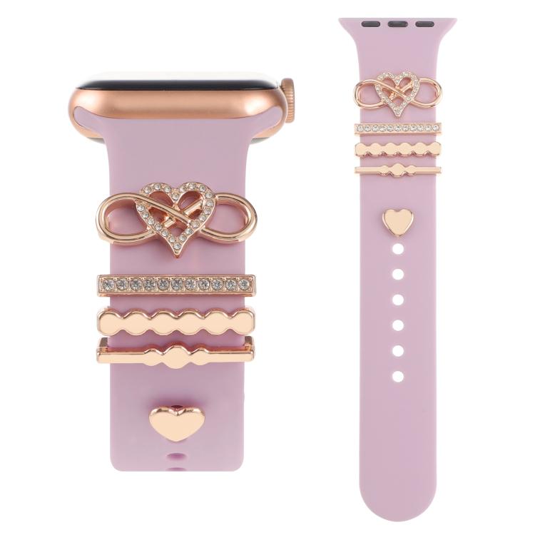Smart Watch Band Decorative Ring Metal Accessories