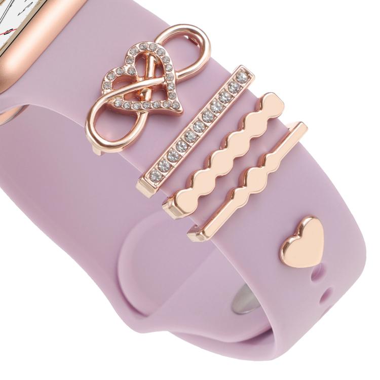 Smart Watch Band Decorative Ring Metal Accessories