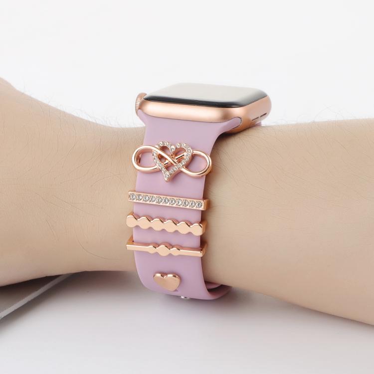 Smart Watch Band Decorative Ring Metal Accessories