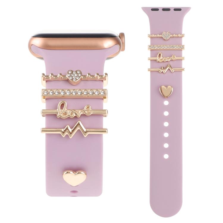 Smart Watch Band Decorative Ring Metal Accessories