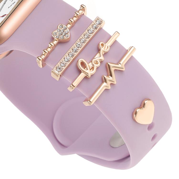 Smart Watch Band Decorative Ring Metal Accessories