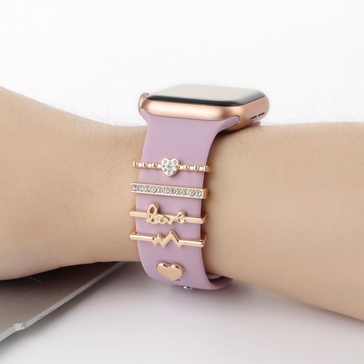 Smart Watch Band Decorative Ring Metal Accessories