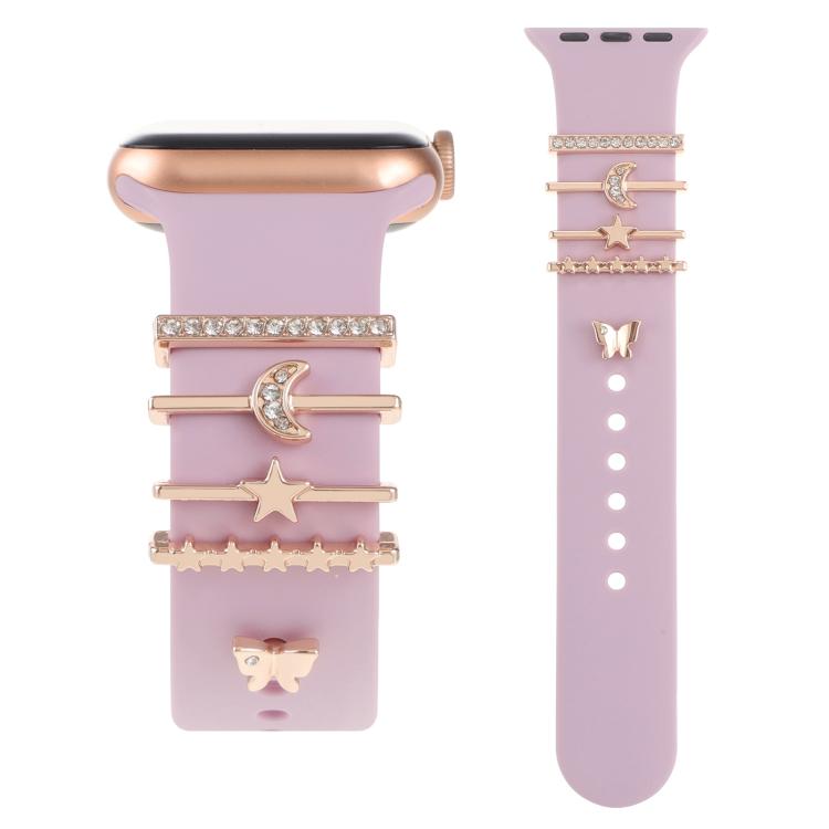Smart Watch Band Decorative Ring Metal Accessories