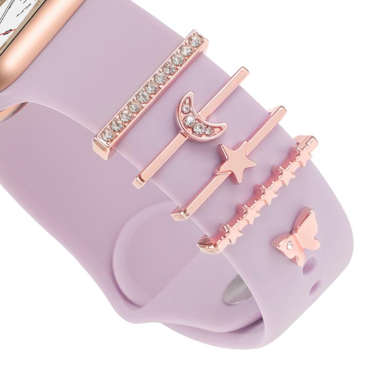 Smart Watch Band Decorative Ring Metal Accessories