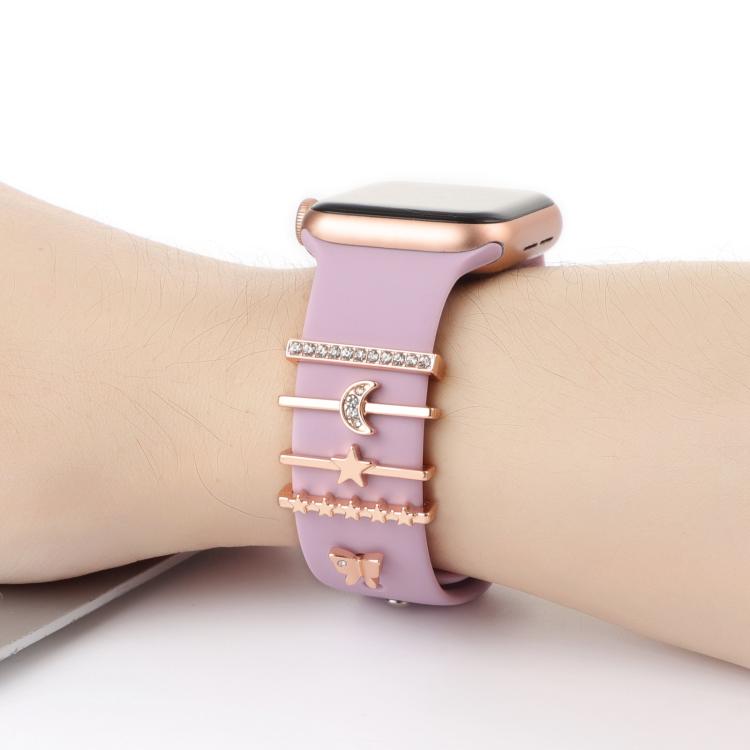 Smart Watch Band Decorative Ring Metal Accessories