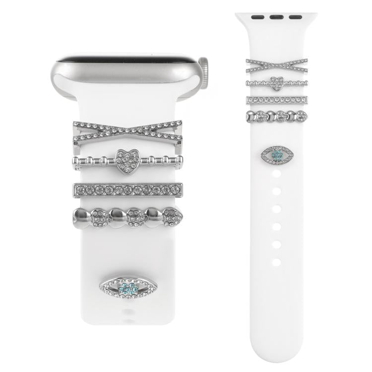 Smart Watch Band Decorative Ring Metal Accessories