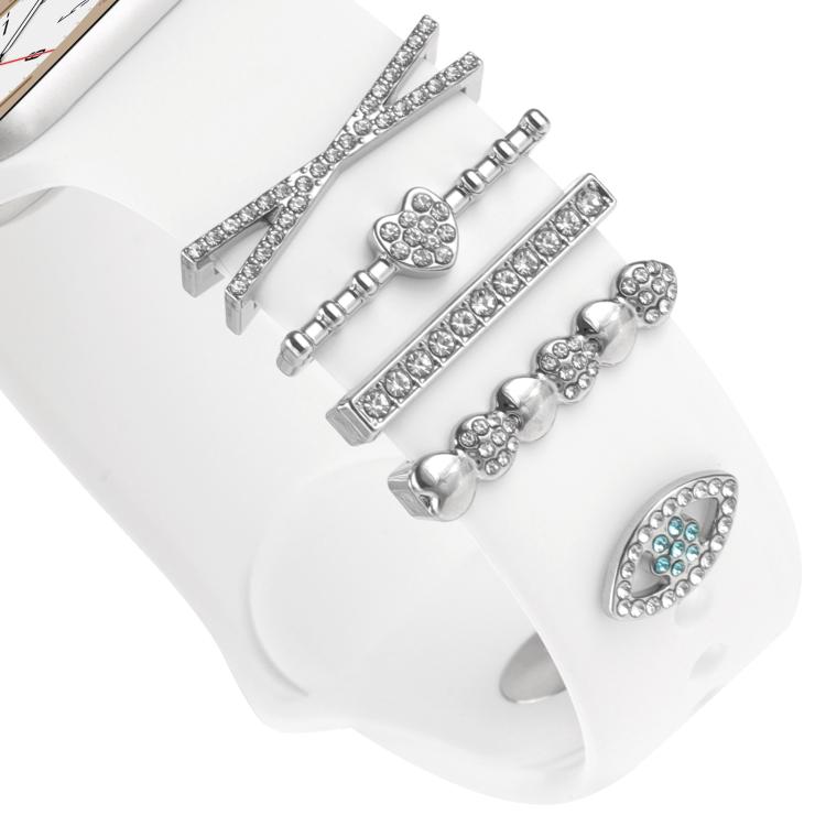 Smart Watch Band Decorative Ring Metal Accessories