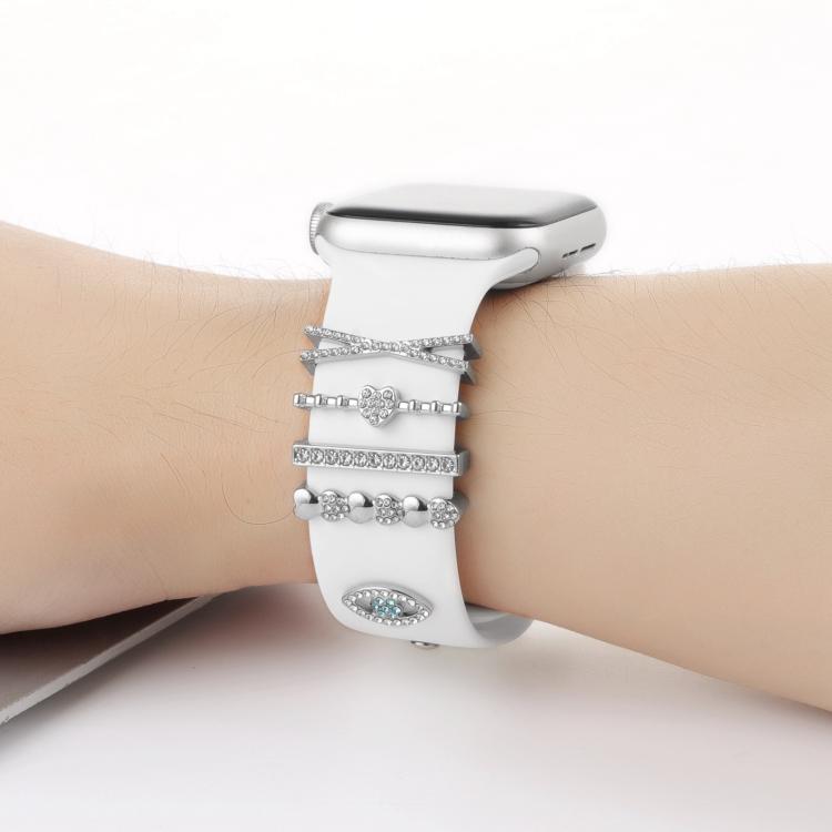 Smart Watch Band Decorative Ring Metal Accessories