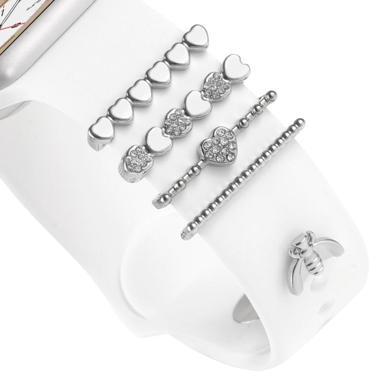 Smart Watch Band Decorative Ring Metal Accessories