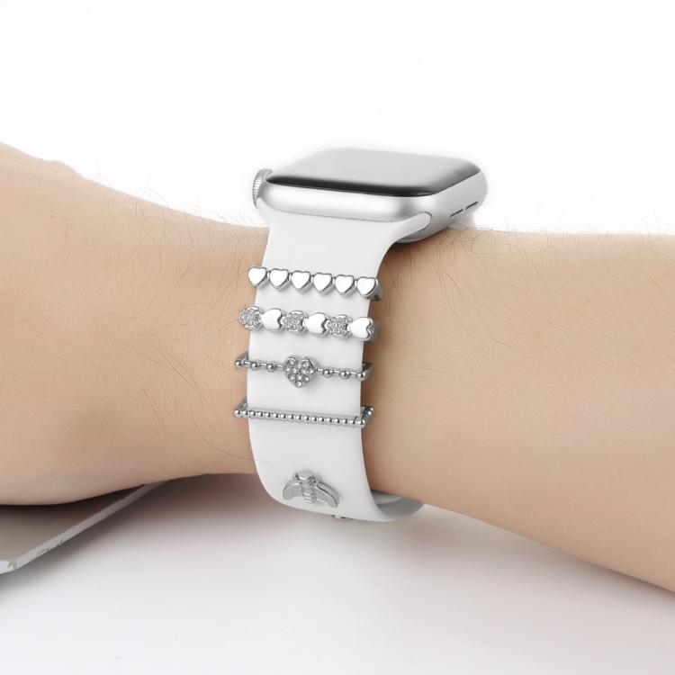 Smart Watch Band Decorative Ring Metal Accessories