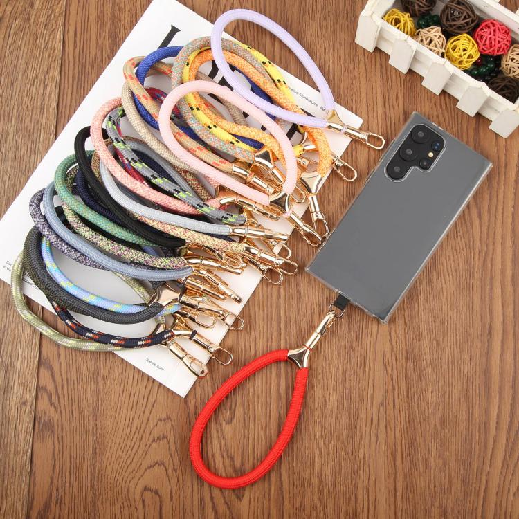 8mm Adjustable Gold Buckle Wrist Short Strap Anti-lost Mobile Phone Lanyard