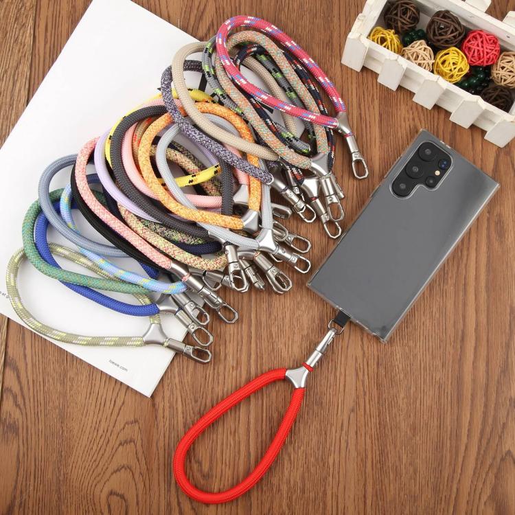 8mm Adjustable Silver Buckle Wrist Short Strap Anti-lost Mobile Phone Lanyard