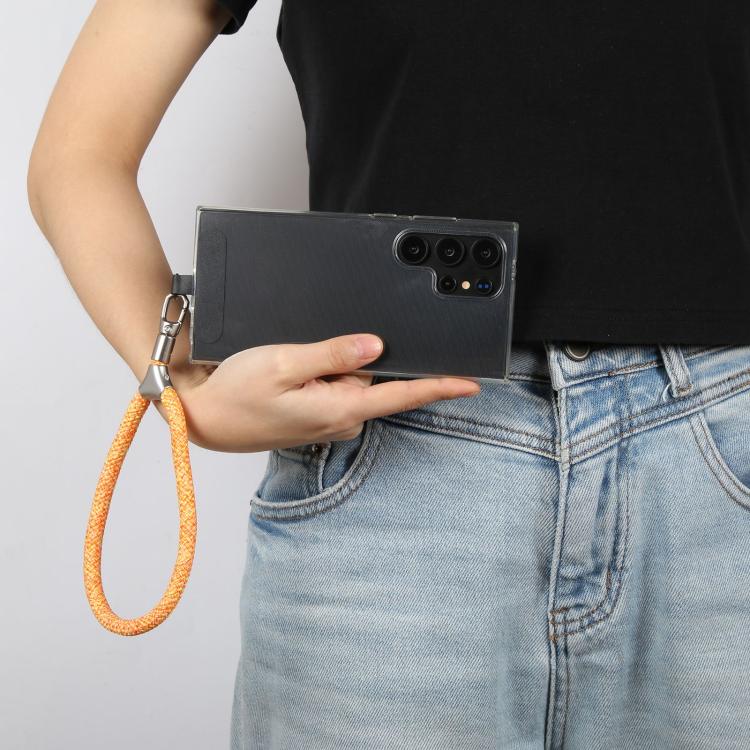 8mm Adjustable Silver Buckle Wrist Short Strap Anti-lost Mobile Phone Lanyard