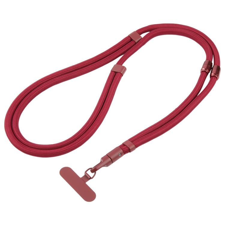 7mm 3 in 1 Threaded Adjustable Crossbody Mobile Phone Lanyard
