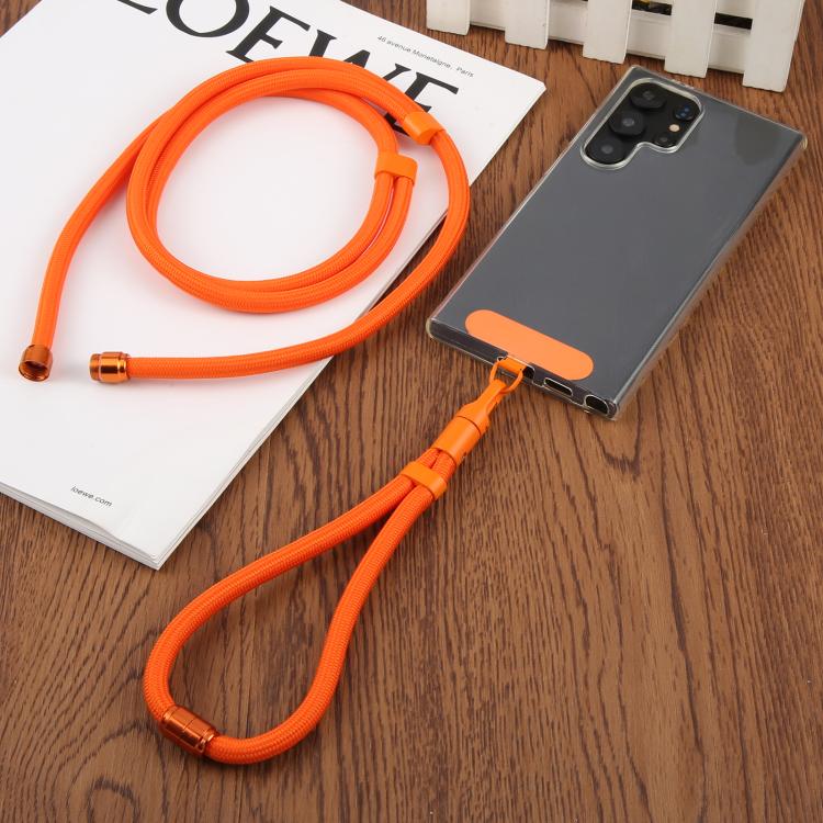 7mm 3 in 1 Threaded Adjustable Crossbody Mobile Phone Lanyard