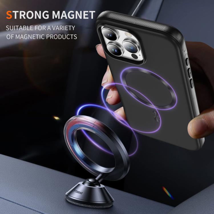 For iPhone 16 Pro Max Imitation Original CD Texture Magsafe PC Hybrid TPU Phone Case