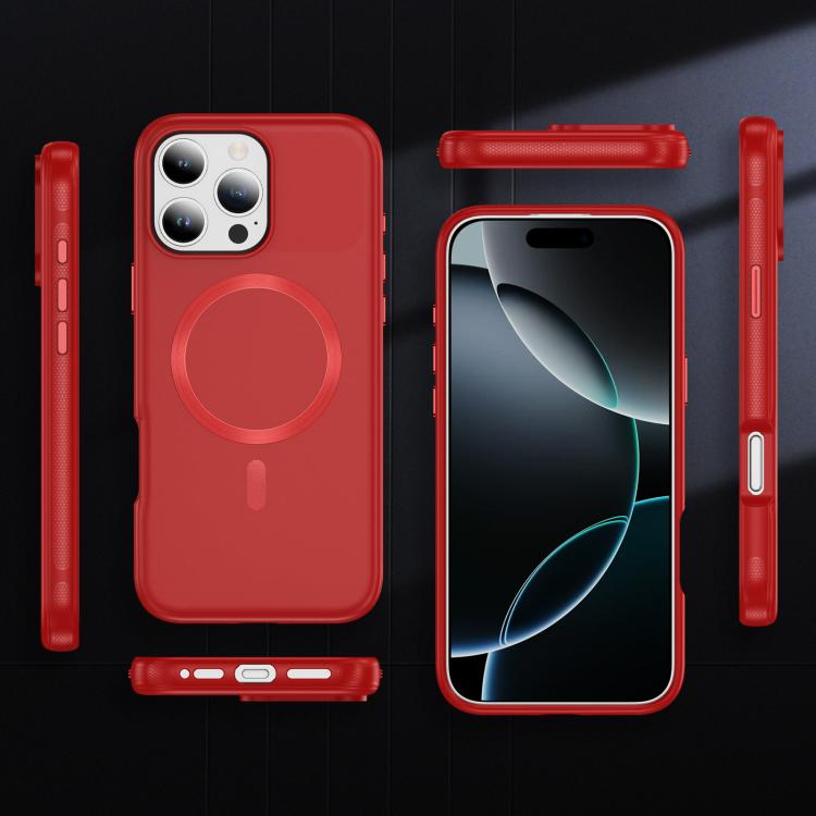 For iPhone 16 Pro Max Imitation Original CD Texture Magsafe PC Hybrid TPU Phone Case