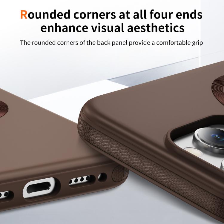 For iPhone 16 Pro Max Imitation Original CD Texture Magsafe PC Hybrid TPU Phone Case