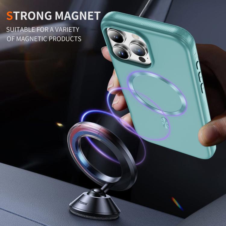 For iPhone 16 Pro Max Imitation Original CD Texture Magsafe PC Hybrid TPU Phone Case