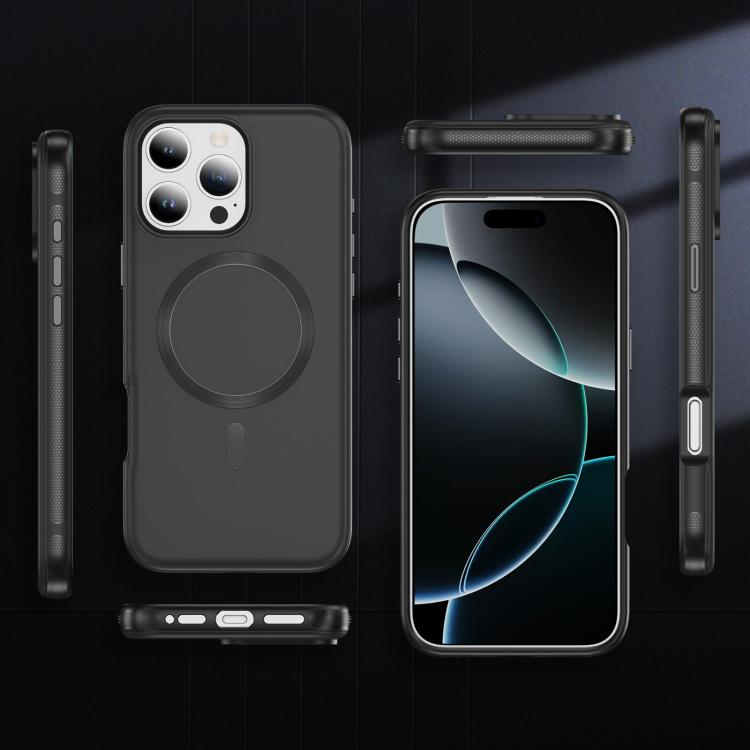 For iPhone 16 Pro Imitation Original CD Texture Magsafe PC Hybrid TPU Phone Case