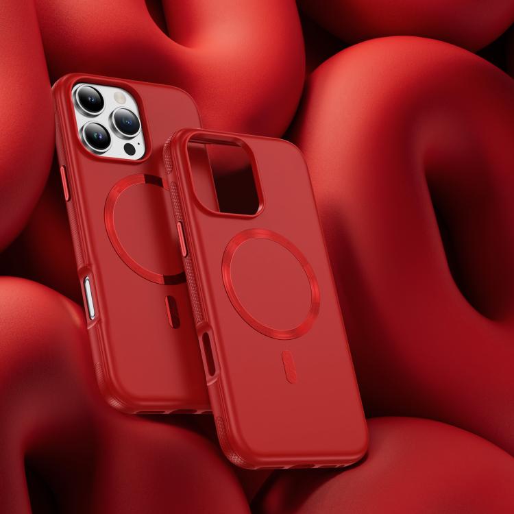 For iPhone 16 Pro Imitation Original CD Texture Magsafe PC Hybrid TPU Phone Case