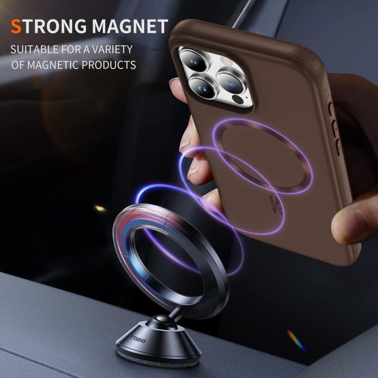 For iPhone 16 Pro Imitation Original CD Texture Magsafe PC Hybrid TPU Phone Case
