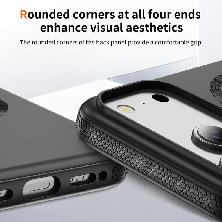 For iPhone 17 Pro Imitation Original CD Texture Magsafe PC Hybrid TPU Phone Case