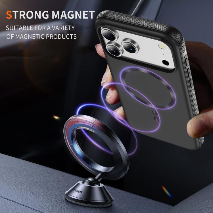 For iPhone 17 Pro Imitation Original CD Texture Magsafe PC Hybrid TPU Phone Case