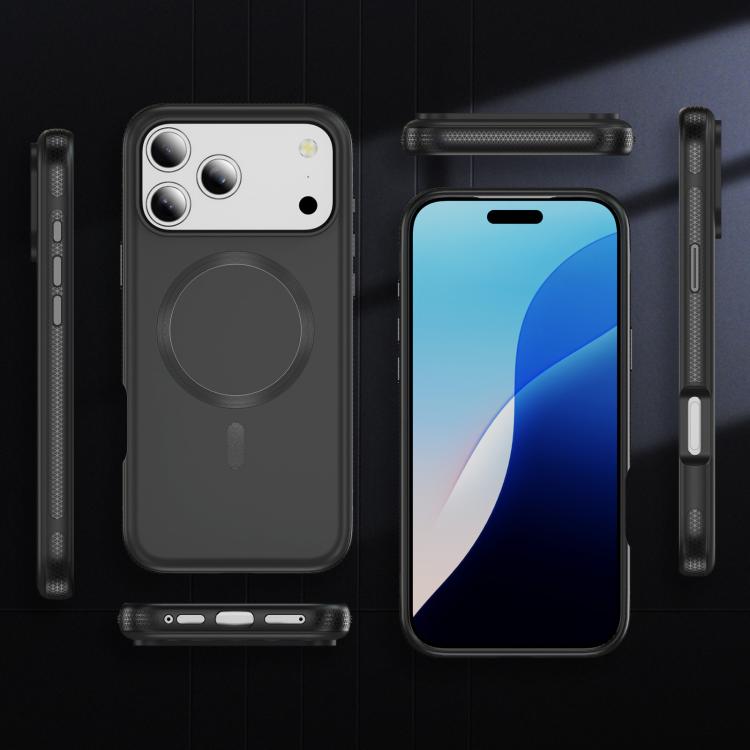 For iPhone 17 Pro Imitation Original CD Texture Magsafe PC Hybrid TPU Phone Case