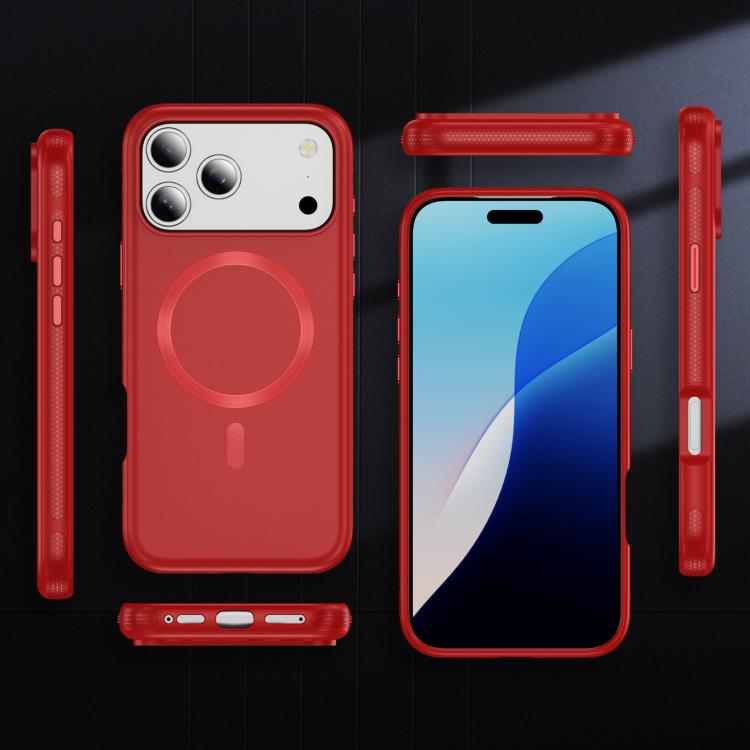 For iPhone 17 Pro Imitation Original CD Texture Magsafe PC Hybrid TPU Phone Case