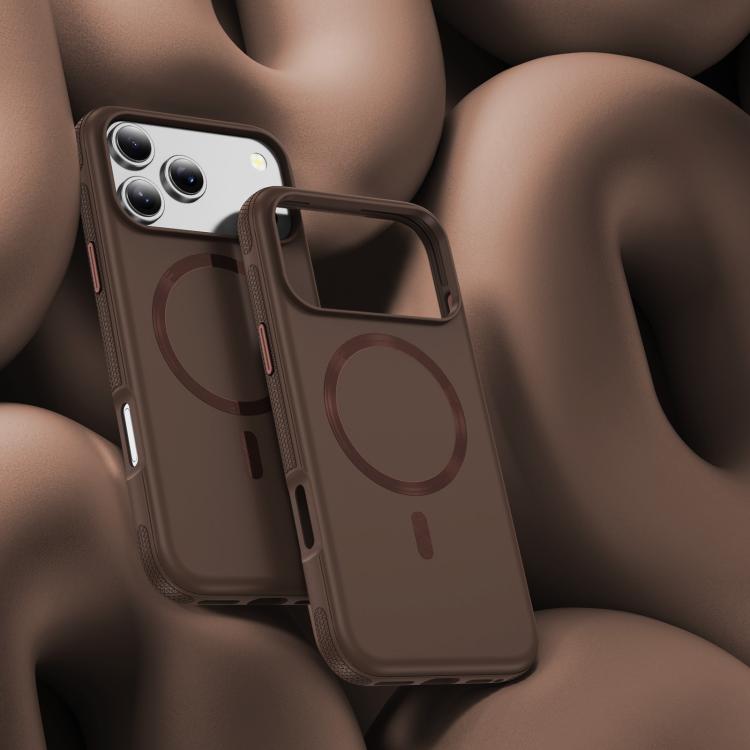For iPhone 17 Pro Imitation Original CD Texture Magsafe PC Hybrid TPU Phone Case