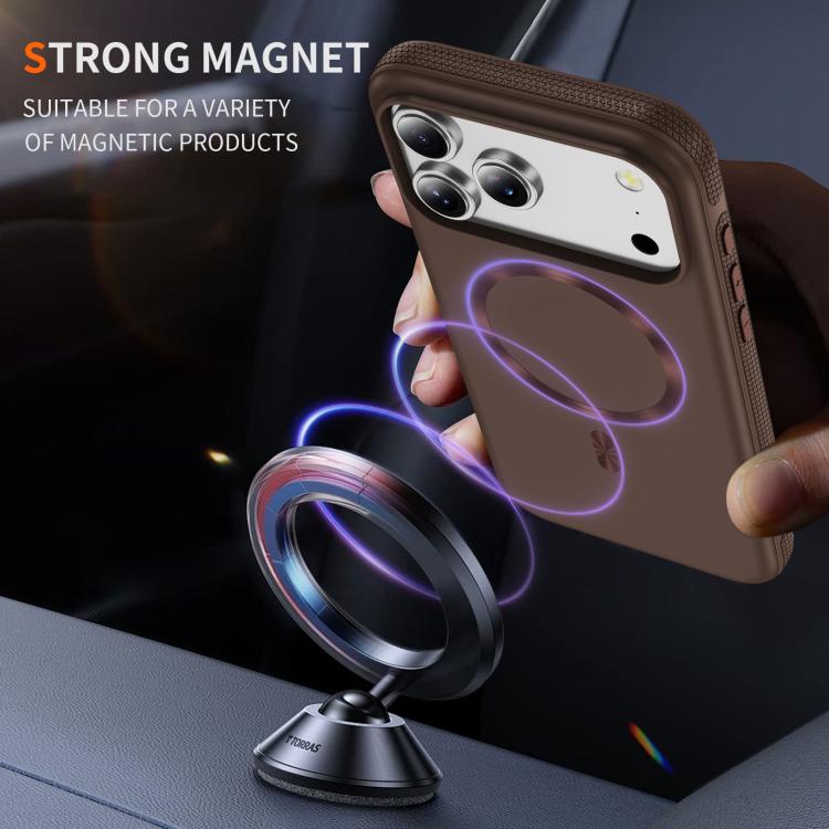 For iPhone 17 Pro Imitation Original CD Texture Magsafe PC Hybrid TPU Phone Case