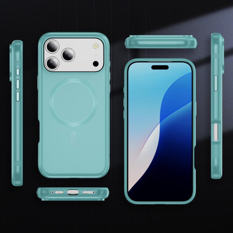 For iPhone 17 Pro Imitation Original CD Texture Magsafe PC Hybrid TPU Phone Case